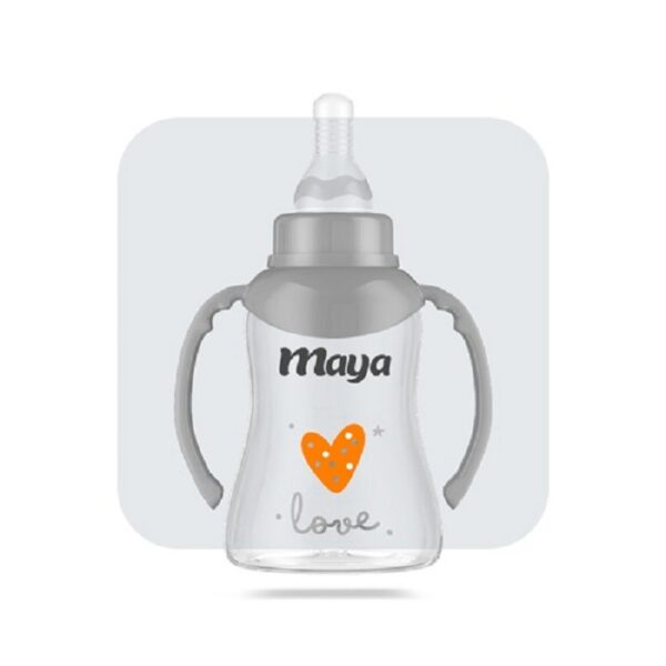 شیرخوری کلاسیک دهانه تنگ دسته دار 150 میلی لیتر مایا - Image 3